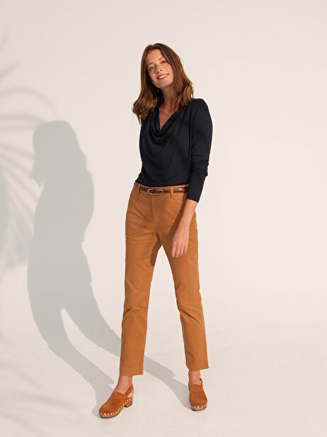 PANTALON GREGOIRE  Camel , Pr&ecirc;t-&agrave;-porter Bensimon