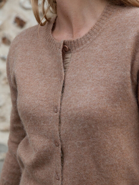 GILET GILLES  Camel , Pr&ecirc;t-&agrave;-porter Bensimon