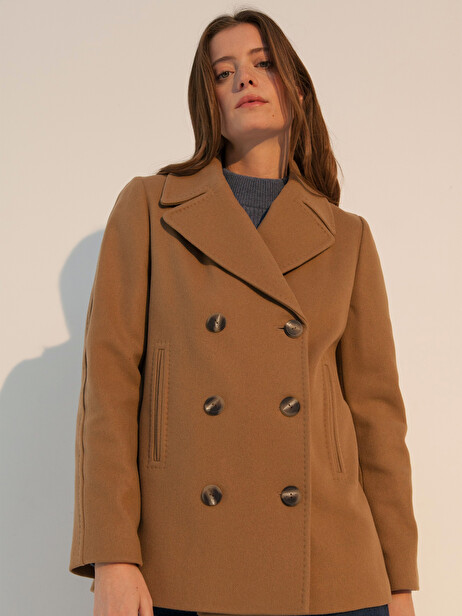 MANTEAU GASTON  Camel , Pr&ecirc;t-&agrave;-porter Bensimon