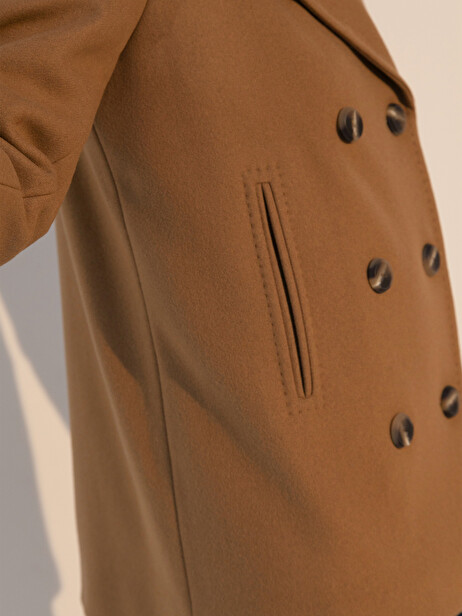 MANTEAU GASTON  Camel , Pr&ecirc;t-&agrave;-porter Bensimon