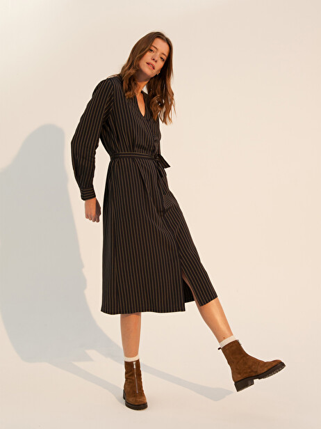 ROBE GRETCHEN  Rayures , Pr&ecirc;t-&agrave;-porter Bensimon