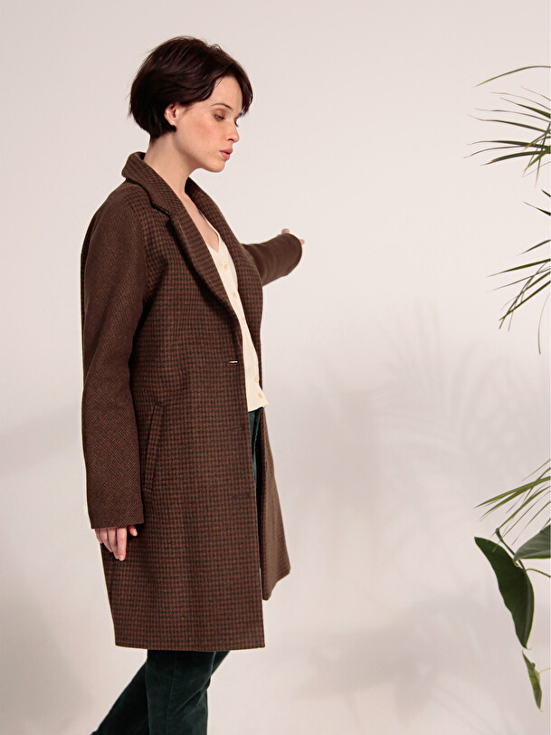 MANTEAU GAETAN Kaki , Prêt-à-porter Bensimon