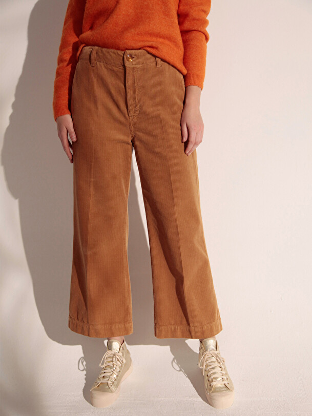 PANTALON GIMINI  Camel , Pr&ecirc;t-&agrave;-porter Bensimon