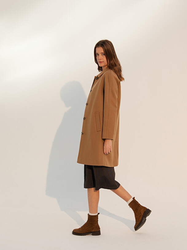 MANTEAU AQUILON  Camel , Pr&ecirc;t-&agrave;-porter Bensimon