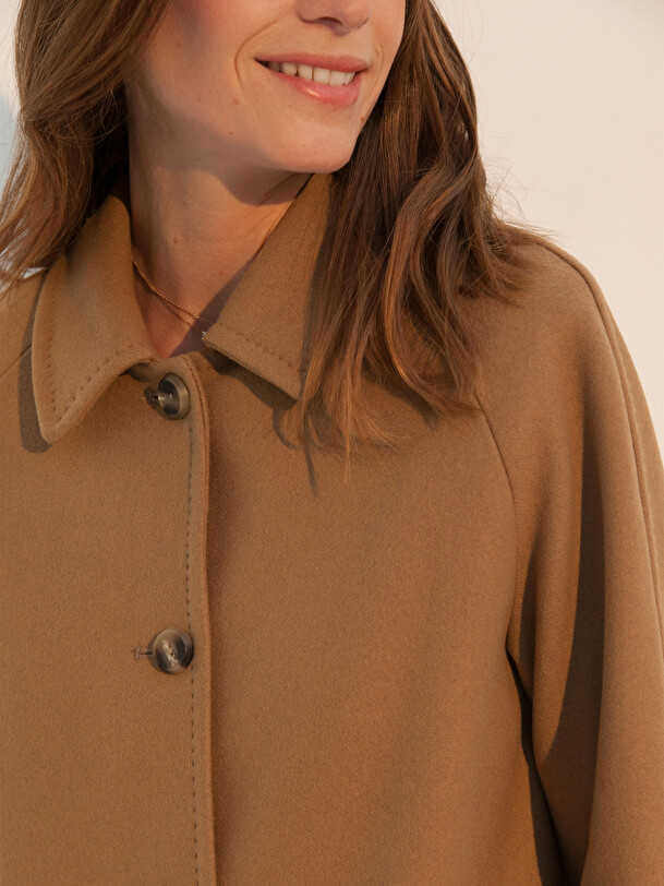 MANTEAU AQUILON  Camel , Pr&ecirc;t-&agrave;-porter Bensimon