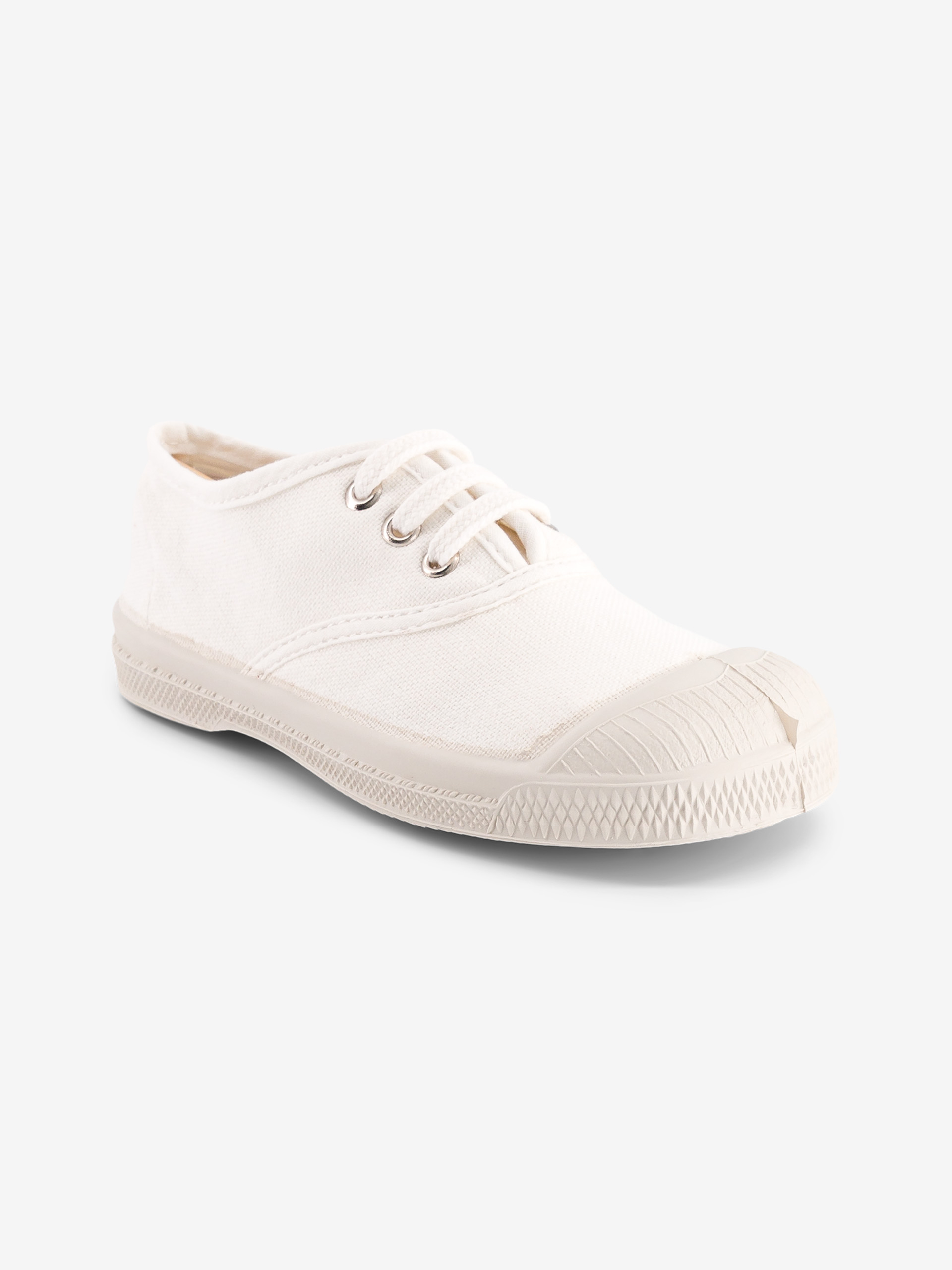 TENNIS LACETS ENFANT  Blanc , Tennis & Chaussures Bensimon