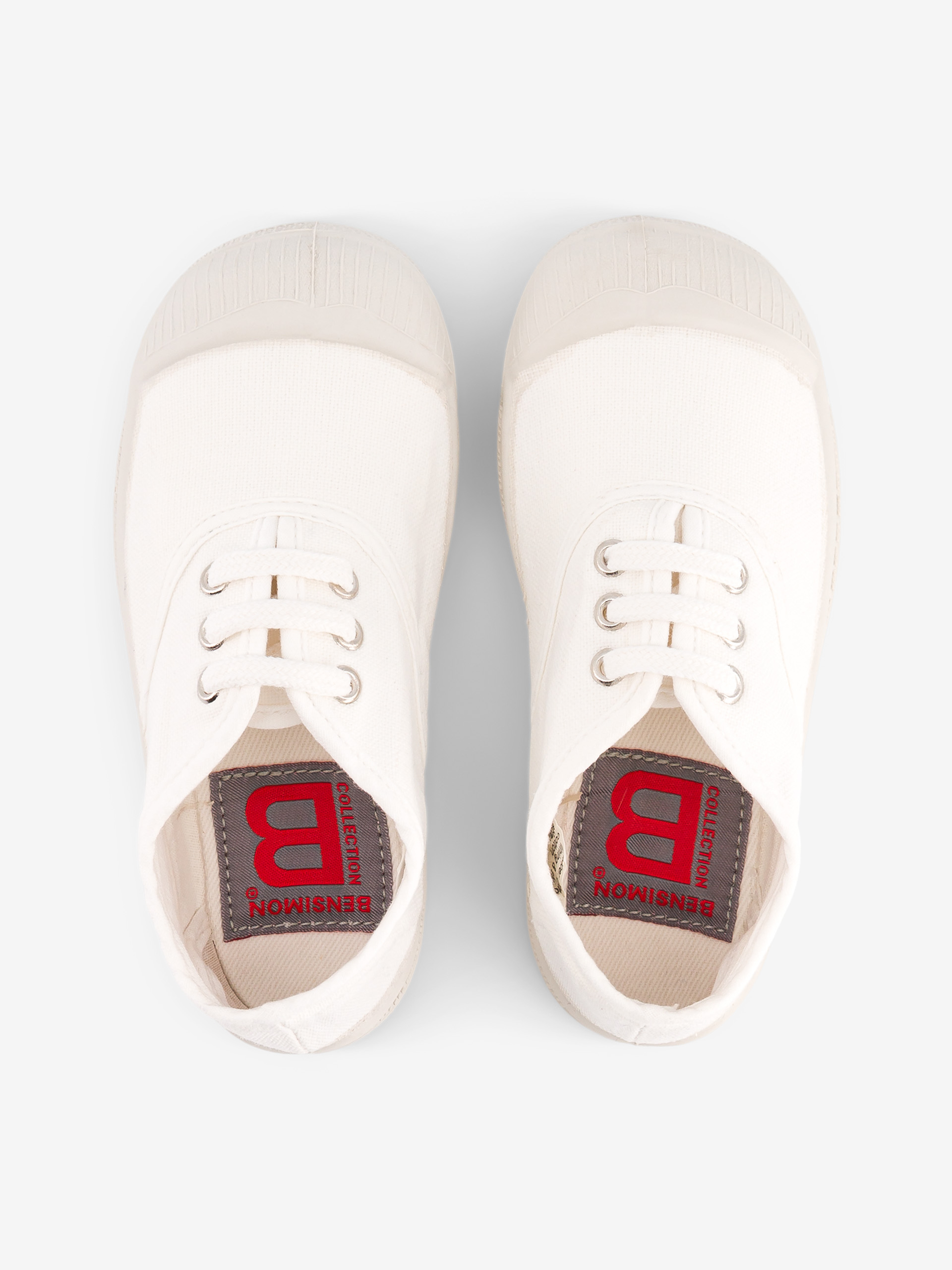 TENNIS LACETS ENFANT  Blanc , Tennis & Chaussures Bensimon
