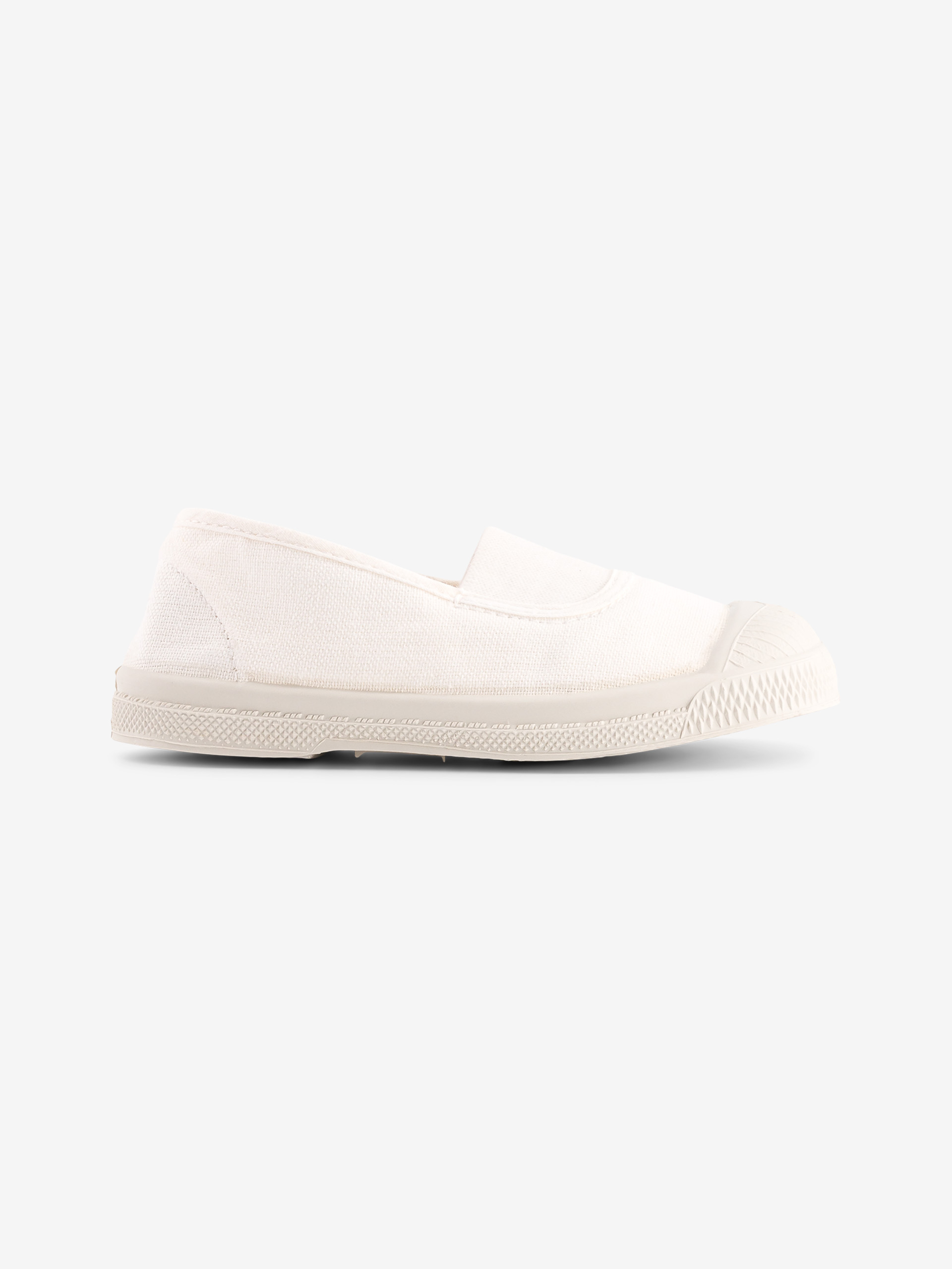 TENNIS ELASTIQUE ENFANT  Blanc , Tennis & Chaussures Bensimon