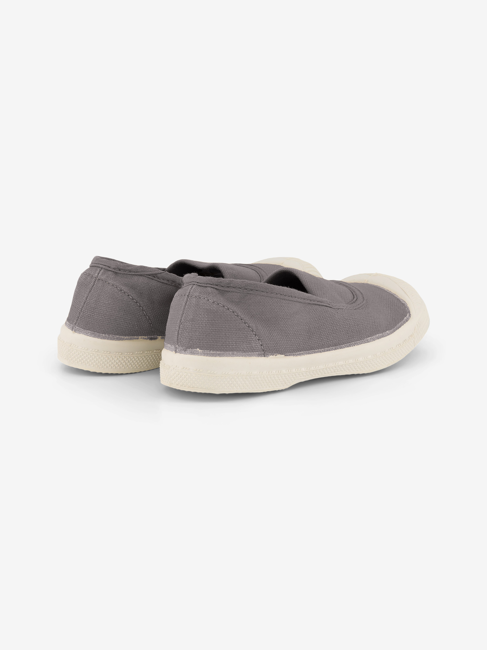TENNIS ELASTIQUE ENFANT  Gris , Tennis & Chaussures Bensimon
