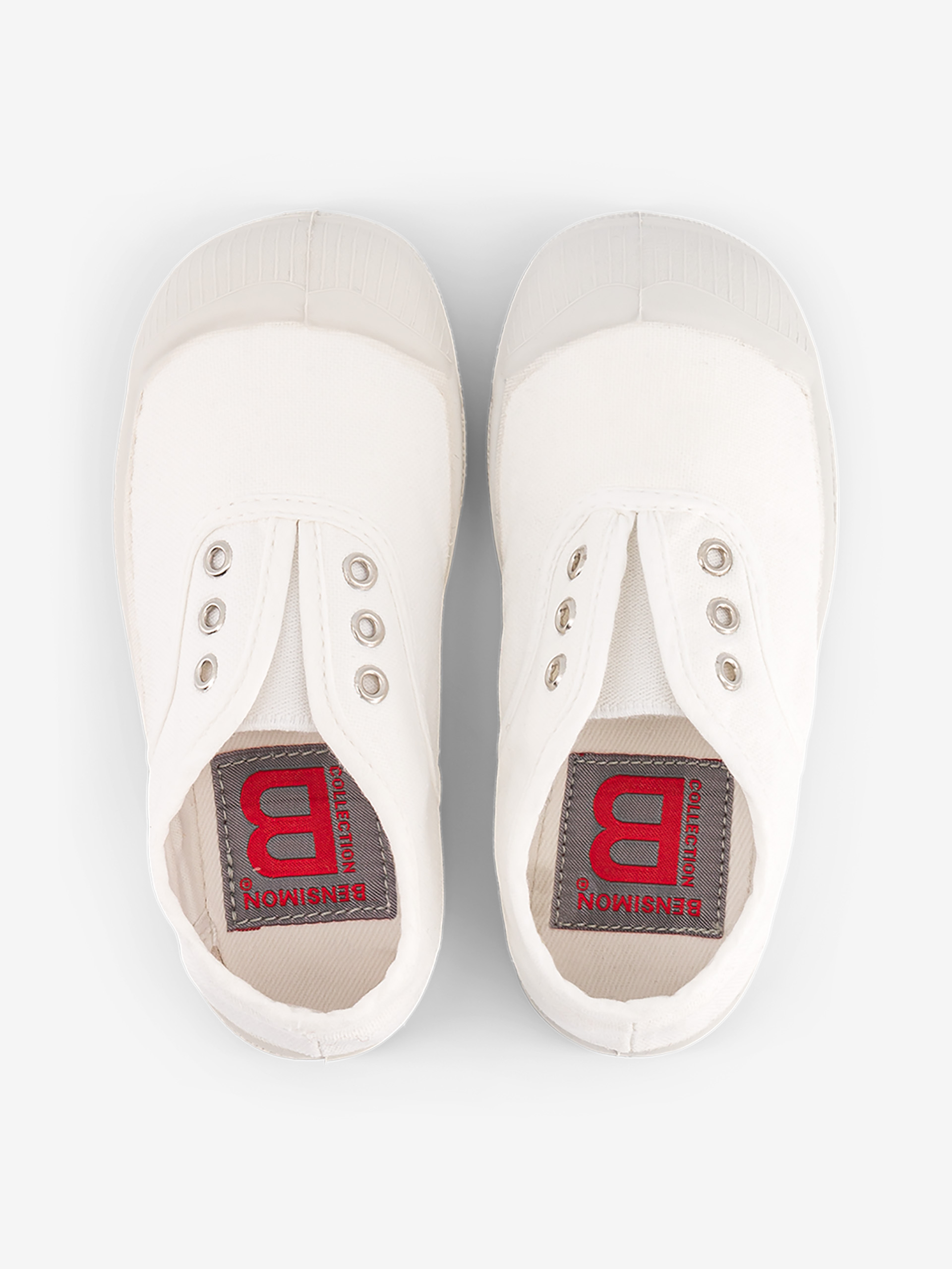 TENNIS ELLY ENFANT  Blanc , Tennis & Chaussures Bensimon