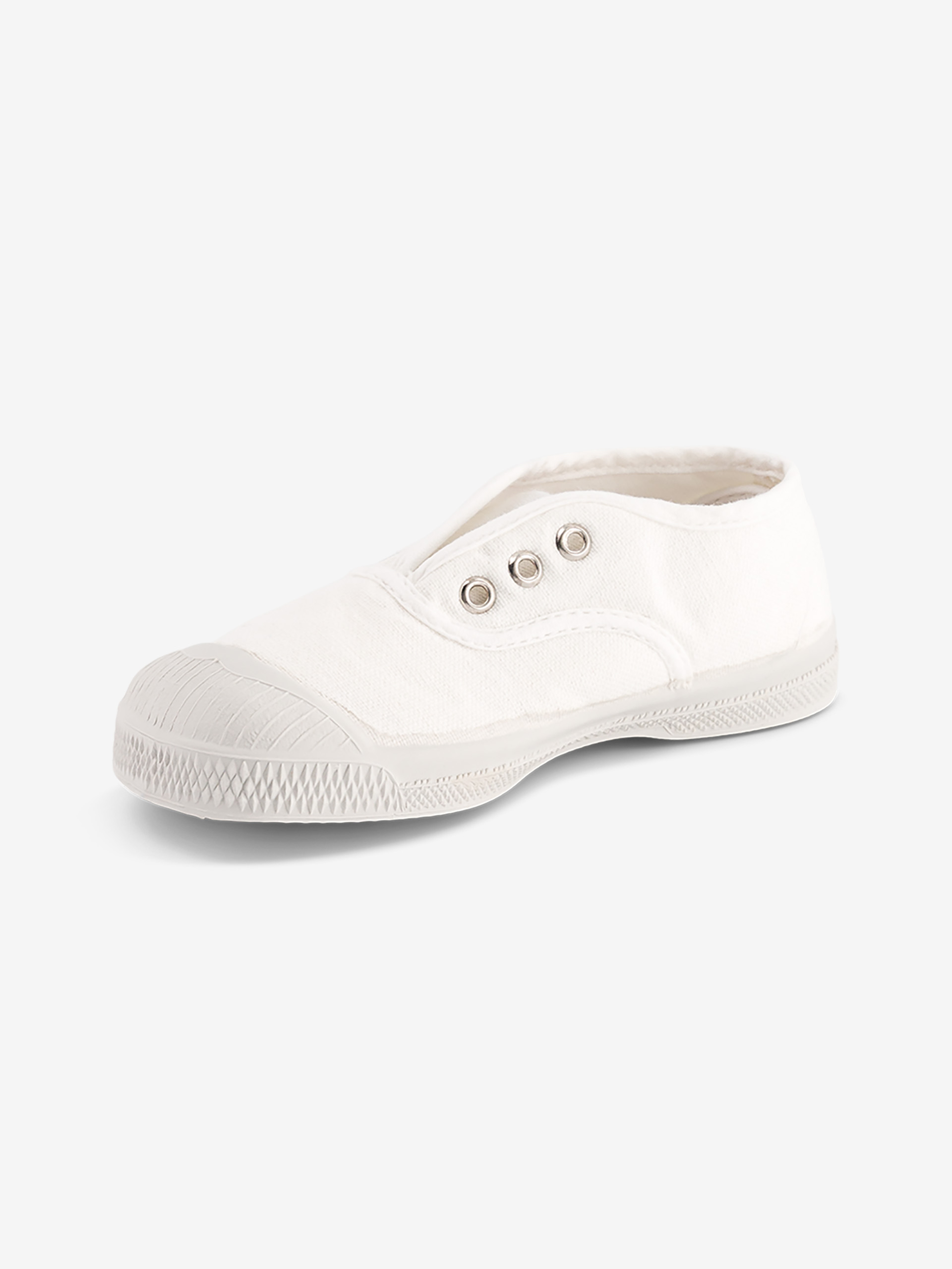 TENNIS ELLY ENFANT  Blanc , Tennis & Chaussures Bensimon
