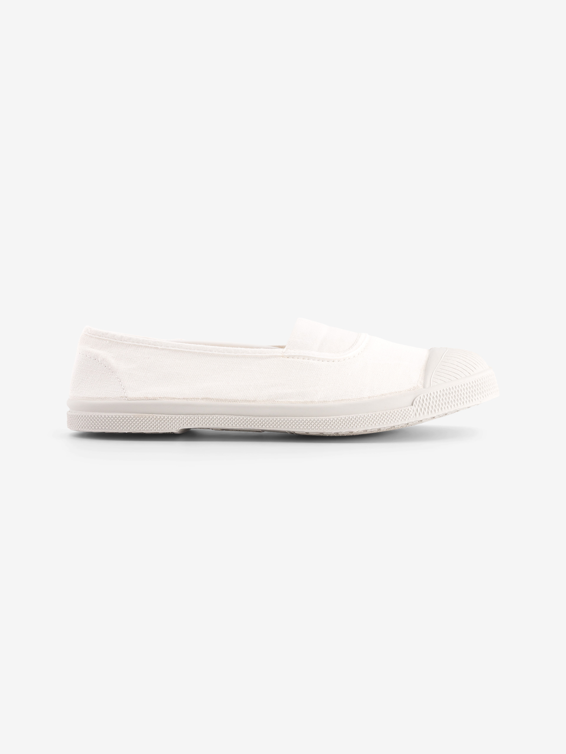 TENNIS ELASTIQUE FEMME  Blanc , Tennis & Chaussures Bensimon