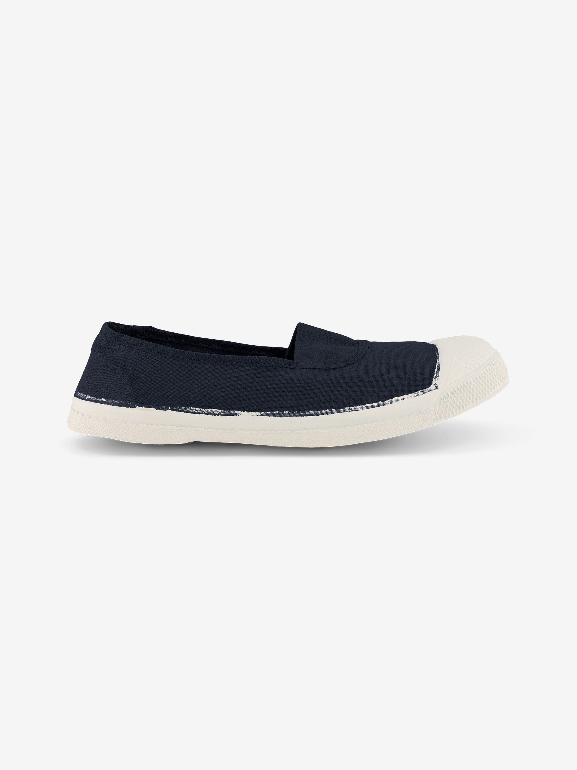 TENNIS ELASTIQUE FEMME  Marine , Tennis & Chaussures Bensimon