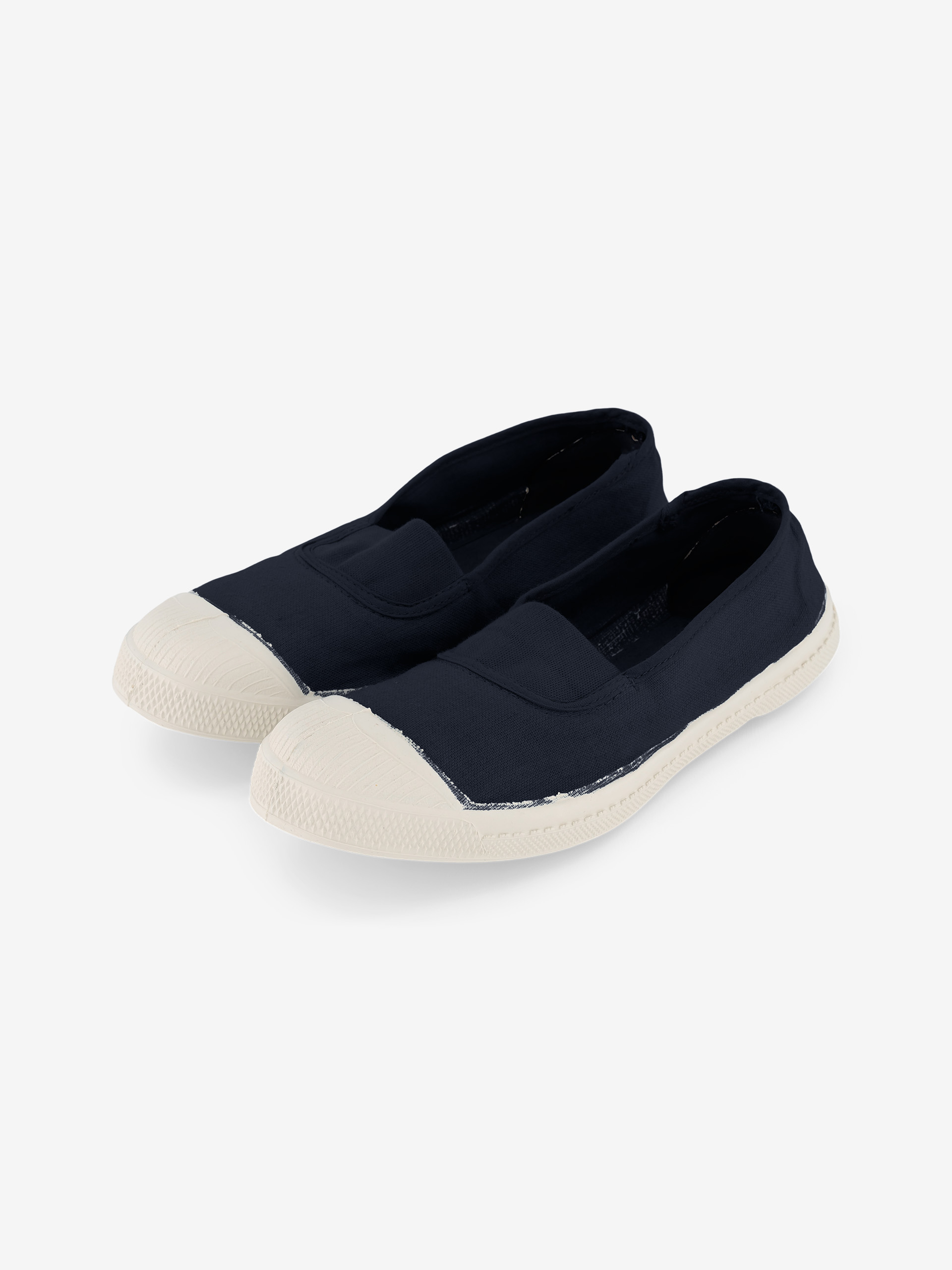 TENNIS ELASTIQUE FEMME  Marine , Tennis & Chaussures Bensimon