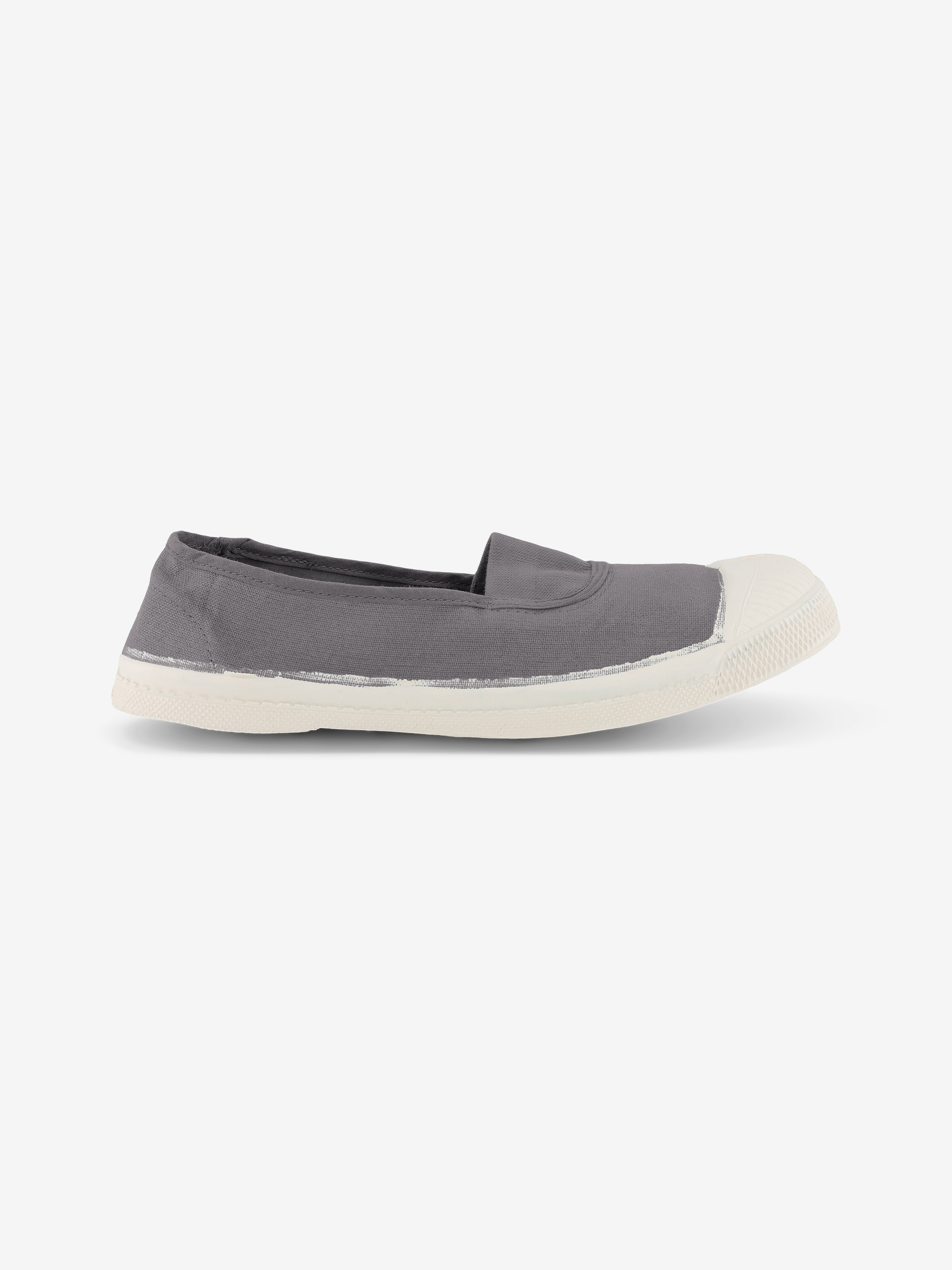 TENNIS ELASTIQUE FEMME  Gris , Tennis & Chaussures Bensimon