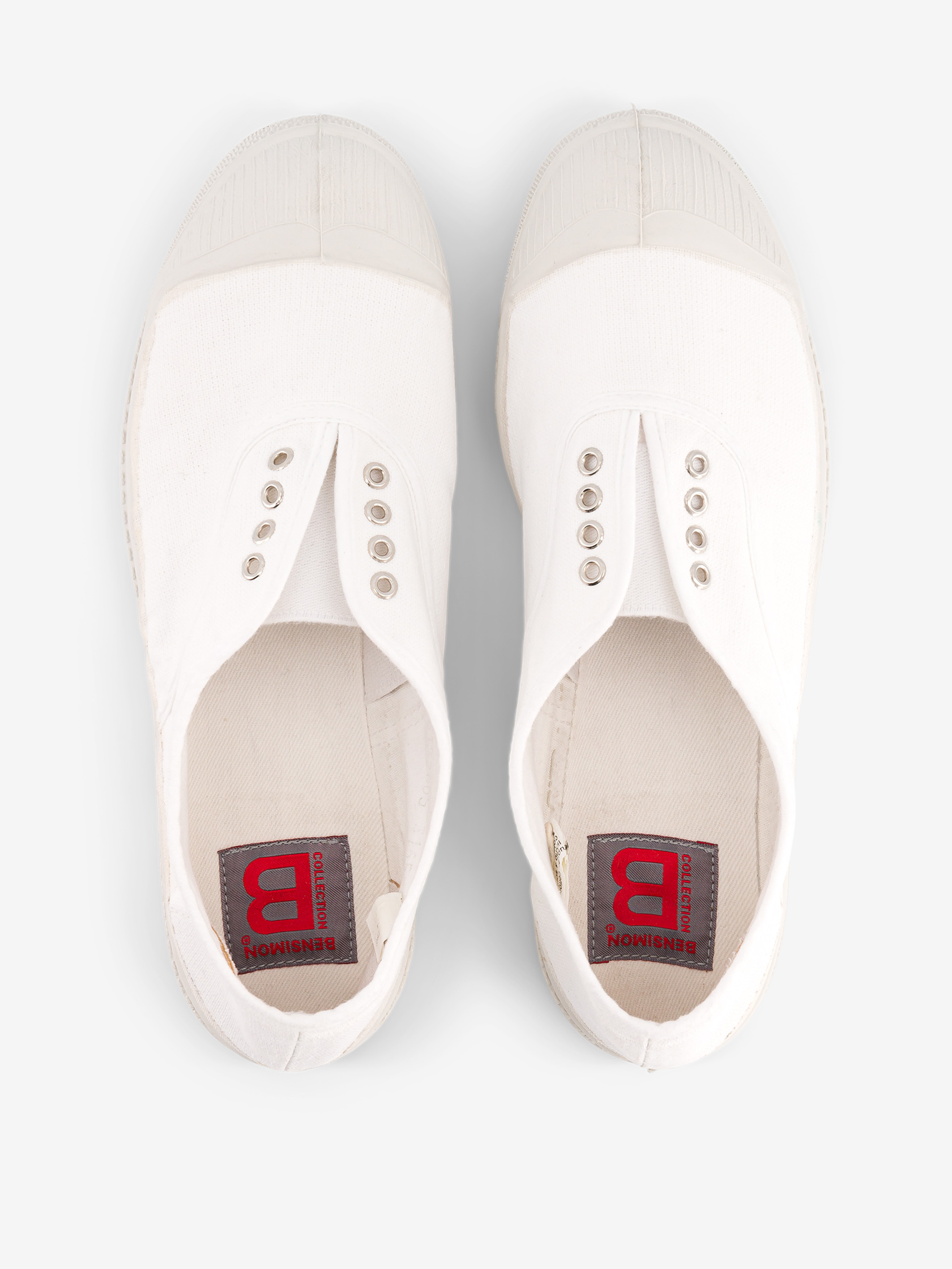 TENNIS ELLY FEMME  Blanc , Tennis & Chaussures Bensimon
