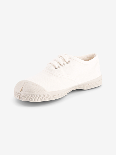 TENNIS LACETS ENFANT  Blanc , Tennis & Chaussures Bensimon