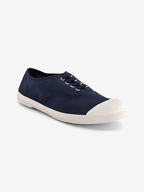 TENNIS LACETS FEMME  Marine , Tennis & Chaussures Bensimon 