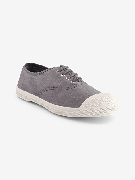 TENNIS LACETS FEMME  Gris , Tennis & Chaussures Bensimon