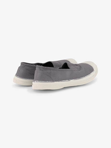 TENNIS ELASTIQUE FEMME  Gris , Tennis & Chaussures Bensimon