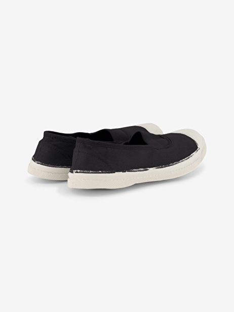 TENNIS ELASTIQUE FEMME  Carbone , Tennis & Chaussures Bensimon