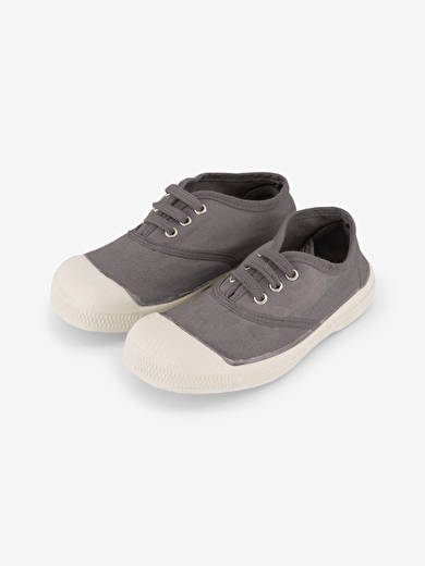 TENNIS LACETS ENFANT  Gris , Tennis & Chaussures Bensimon