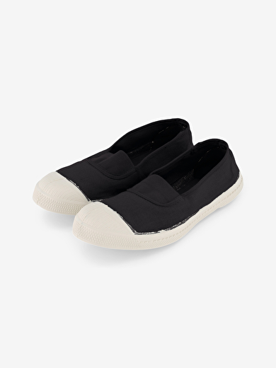 TENNIS ELASTIQUE FEMME  Carbone , Tennis & Chaussures Bensimon