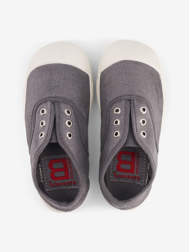 TENNIS ELLY ENFANT  Gris , Tennis & Chaussures Bensimon