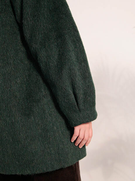 MANTEAU GABRIEL  Vert anglais , Pr&ecirc;t-&agrave;-porter Bensimon