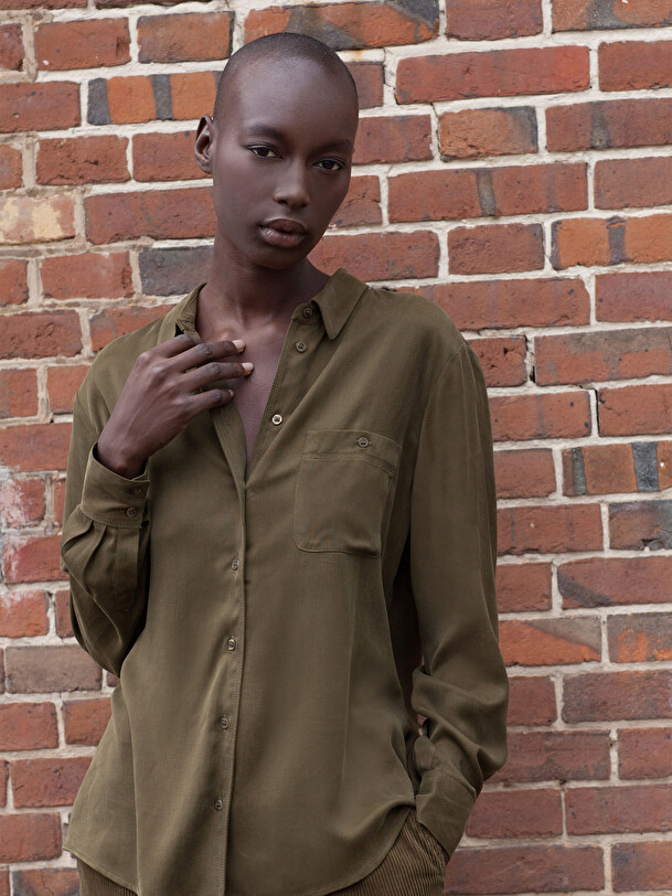 CHEMISE GARY  Mousse , Pr&ecirc;t-&agrave;-porter Bensimon