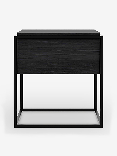 TABLE DE CHEVET MONOLIT - ETHNICRAFT  Noir , Maison Bensimon