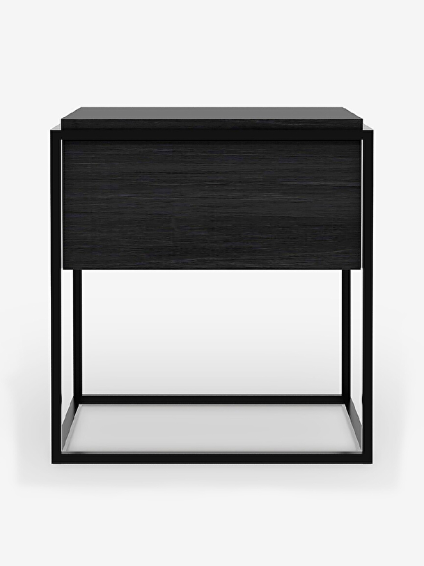 TABLE DE CHEVET MONOLIT - ETHNICRAFT Noir , Maison Bensimon