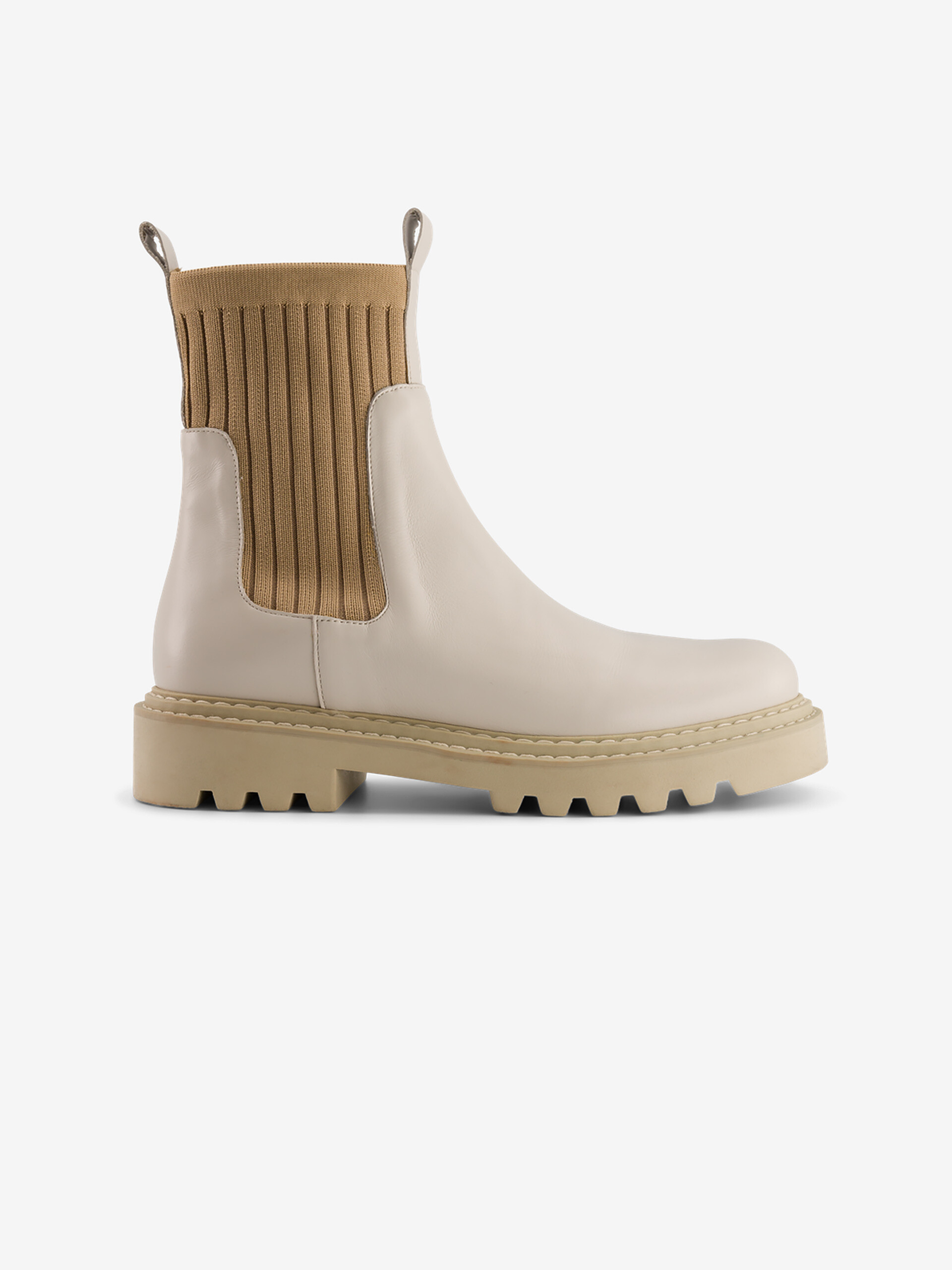 CHELSEA BOOTS Ecru , Prêt-à-porter Bensimon