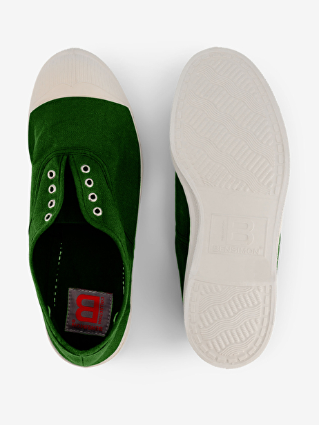 TENNIS ELLY FEMME  Vert prairie , Tennis & Chaussures Bensimon