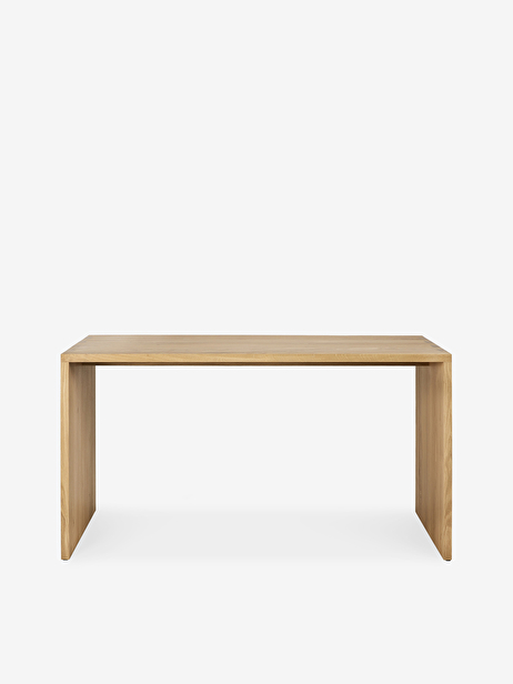 BUREAU U DESK CHENE MASSIF  - ETHNICRAFT  Chene clair , Maison Bensimon
