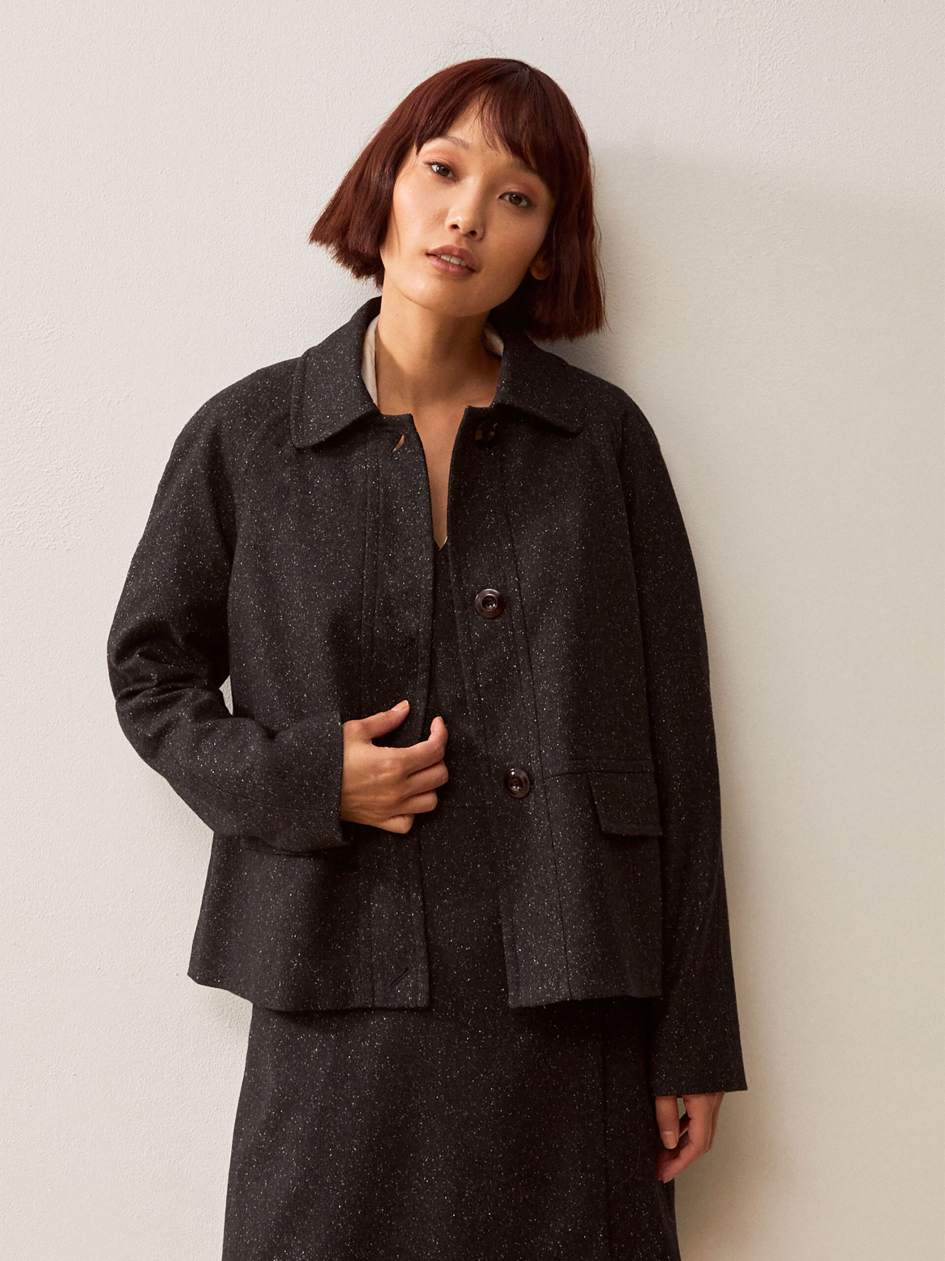 VESTE FACTO  Charbon , Pr&ecirc;t-&agrave;-porter Bensimon