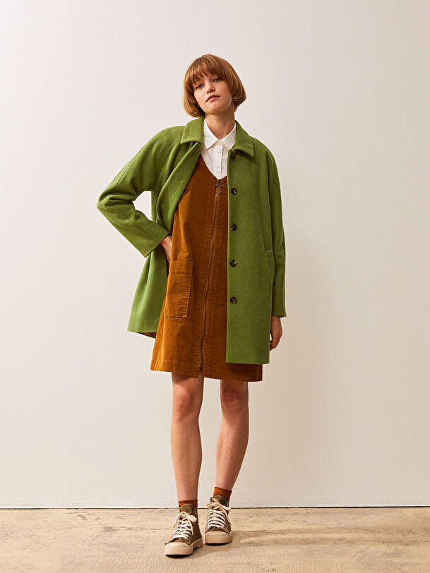 MANTEAU AQUILA  Vert prairie , Pr&ecirc;t-&agrave;-porter Bensimon