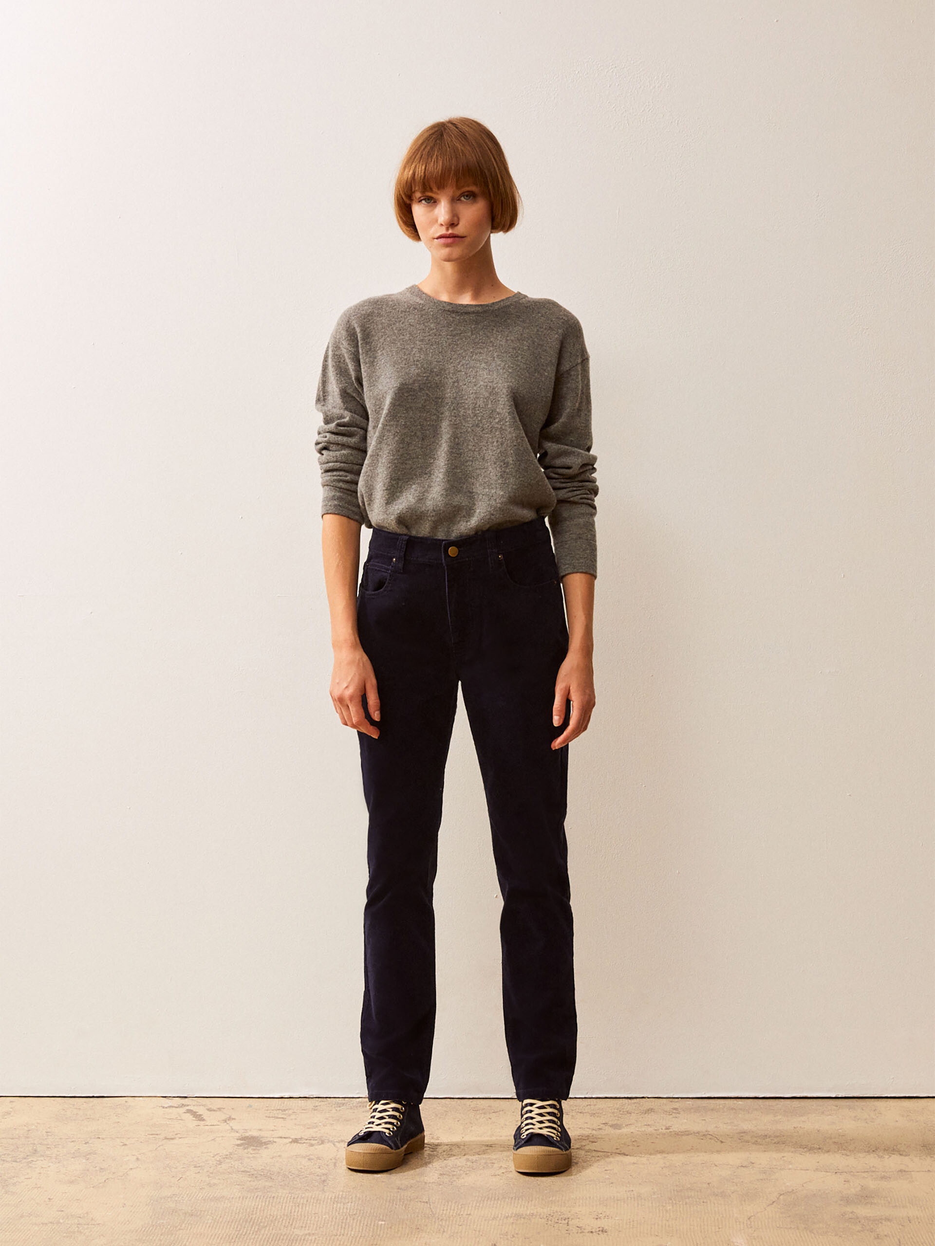 PANTALON FILIBERT  Bleu nuit , Pr&ecirc;t-&agrave;-porter Bensimon