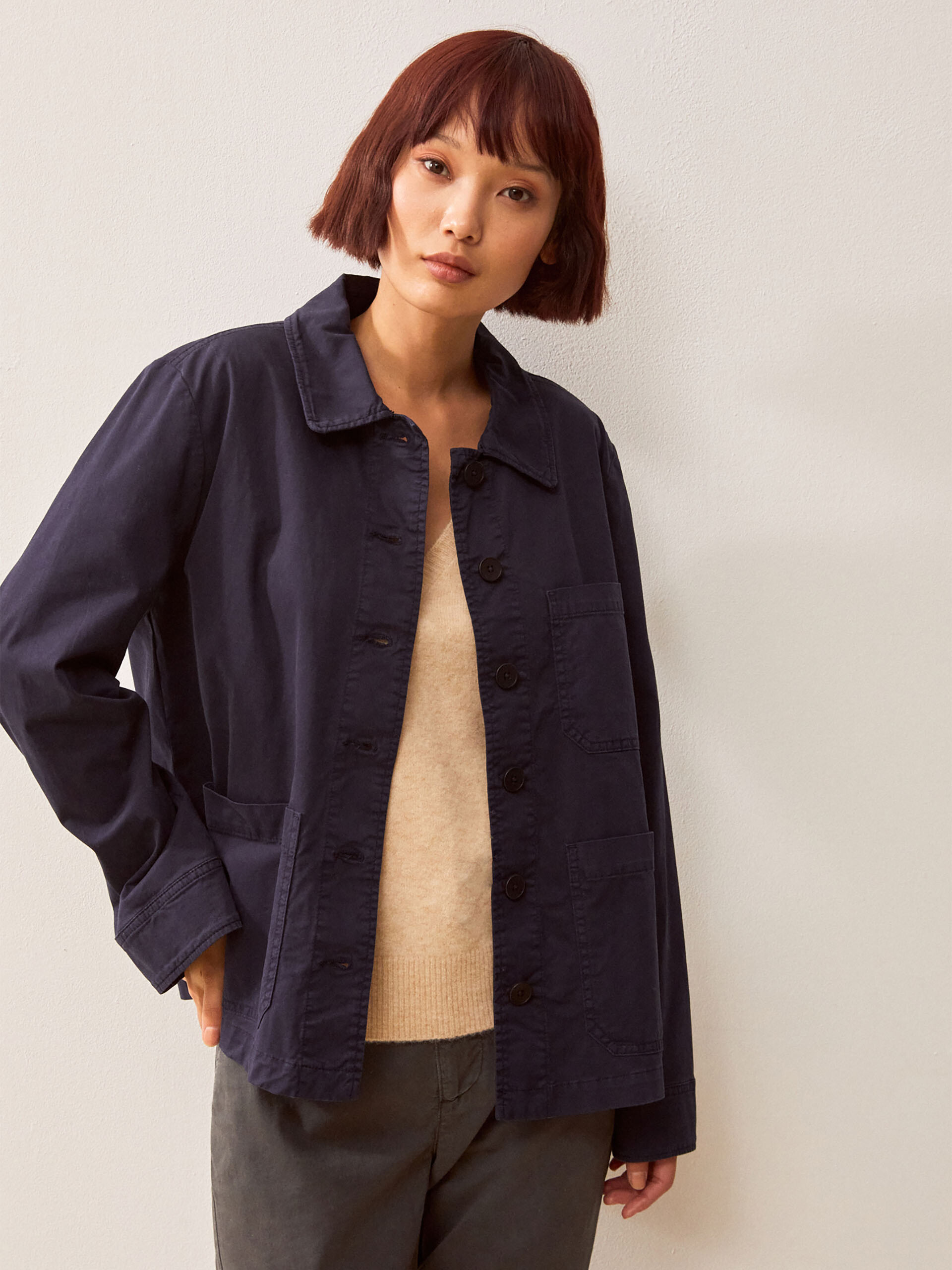 VESTE GOLTA  Bleu nuit , Pr&ecirc;t-&agrave;-porter Bensimon