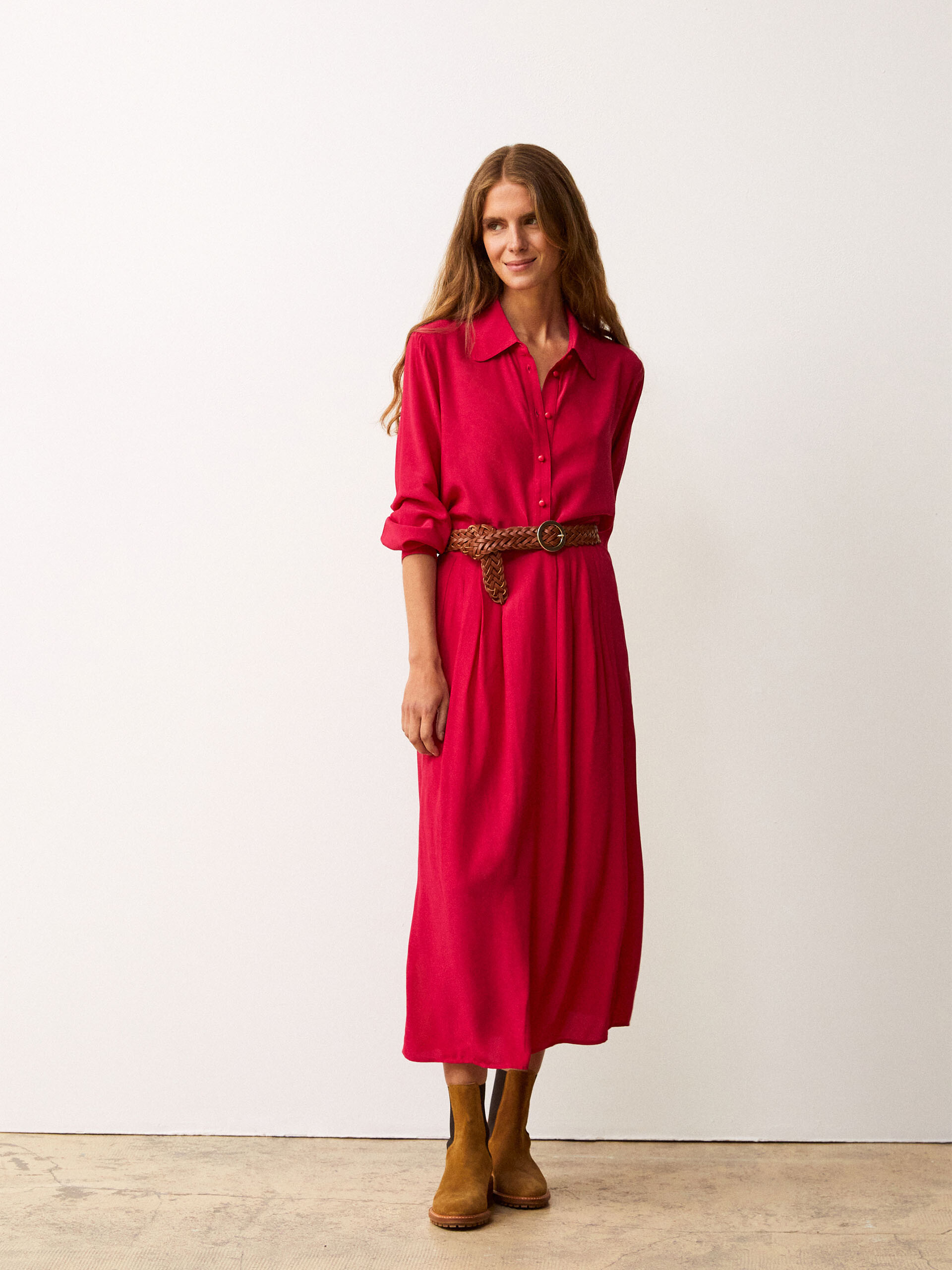 JUPE GANGSTER  Fushia , Pr&ecirc;t-&agrave;-porter Bensimon