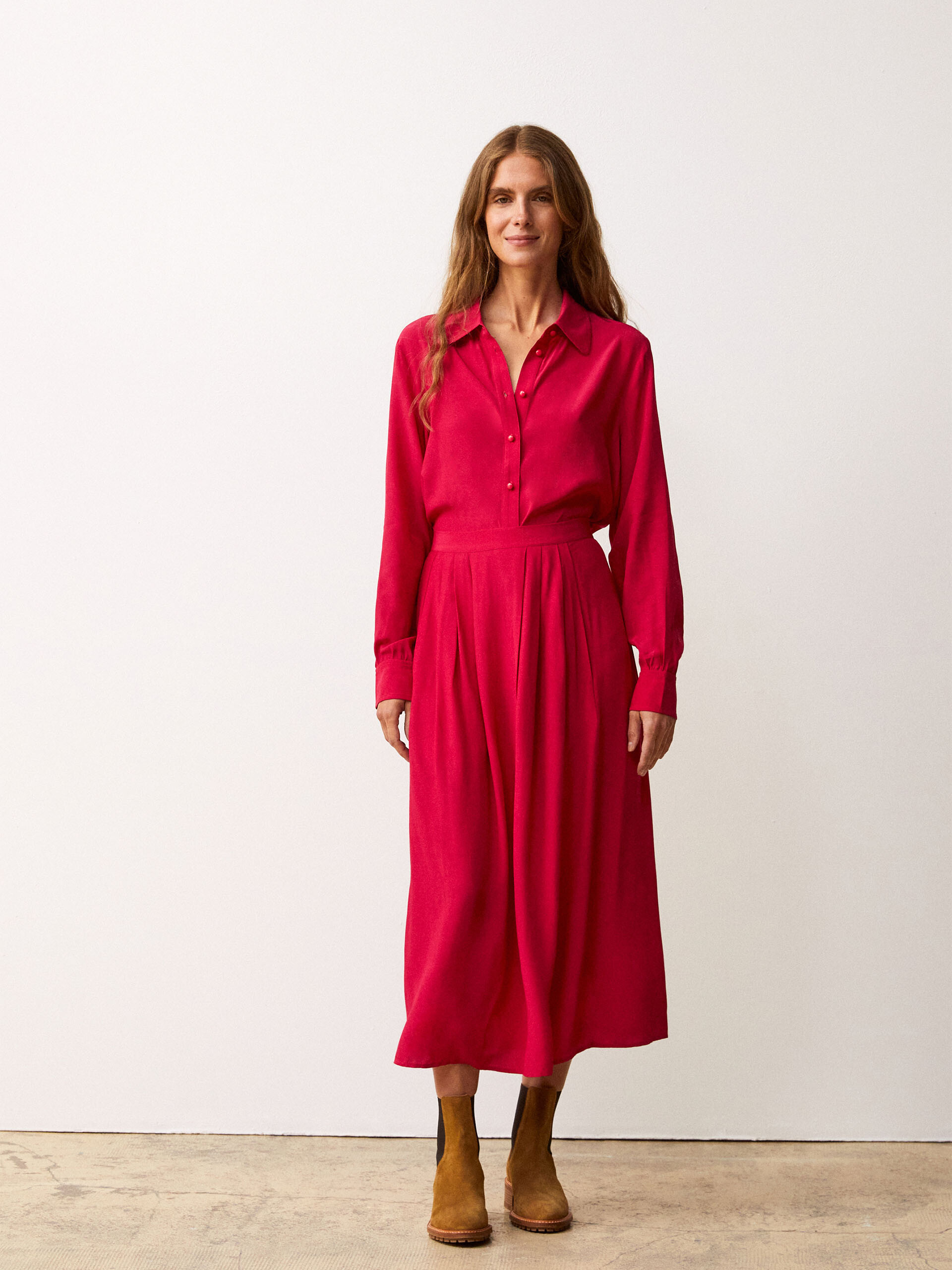 JUPE GANGSTER  Fushia , Pr&ecirc;t-&agrave;-porter Bensimon