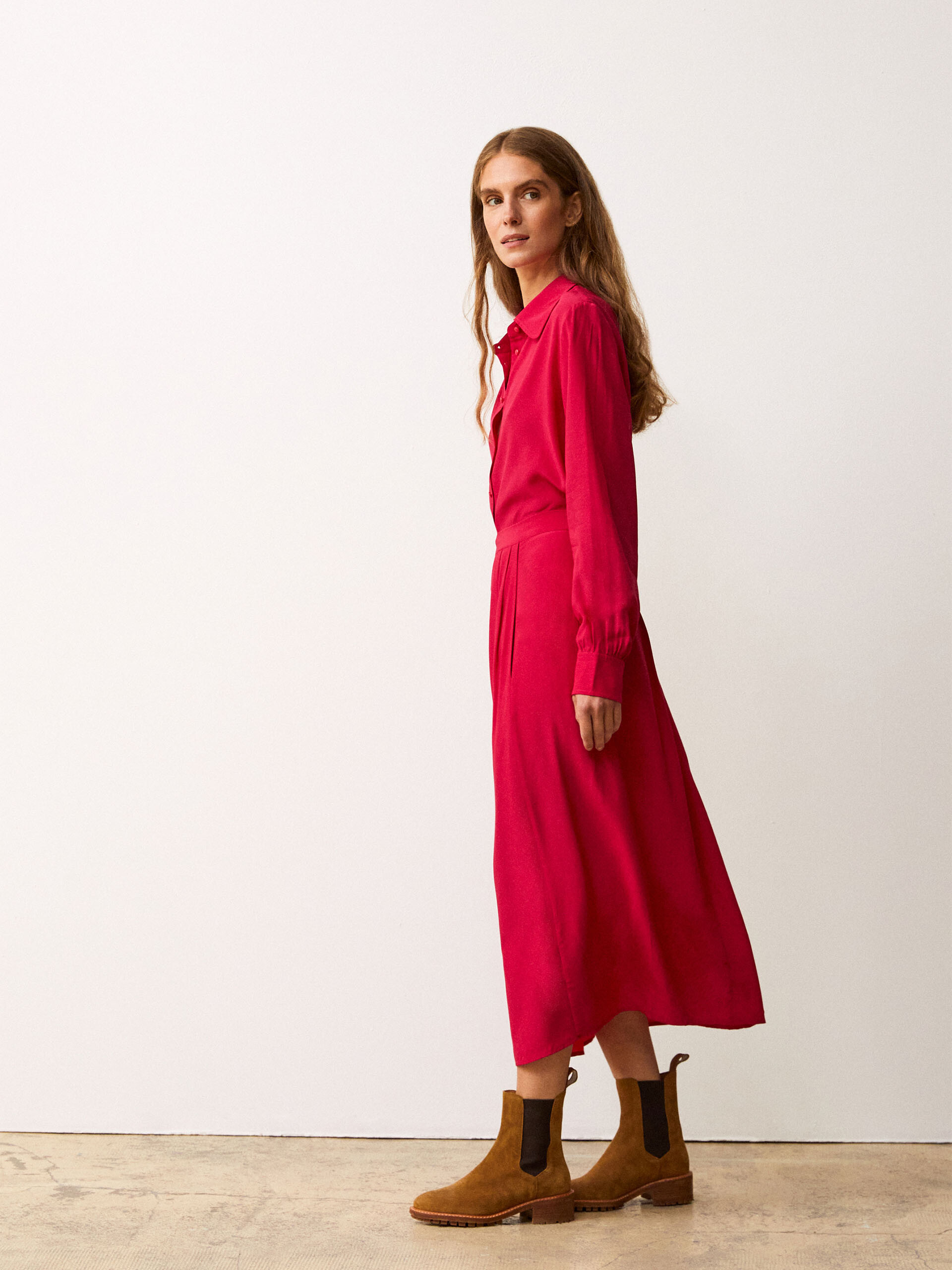 JUPE GANGSTER  Fushia , Pr&ecirc;t-&agrave;-porter Bensimon