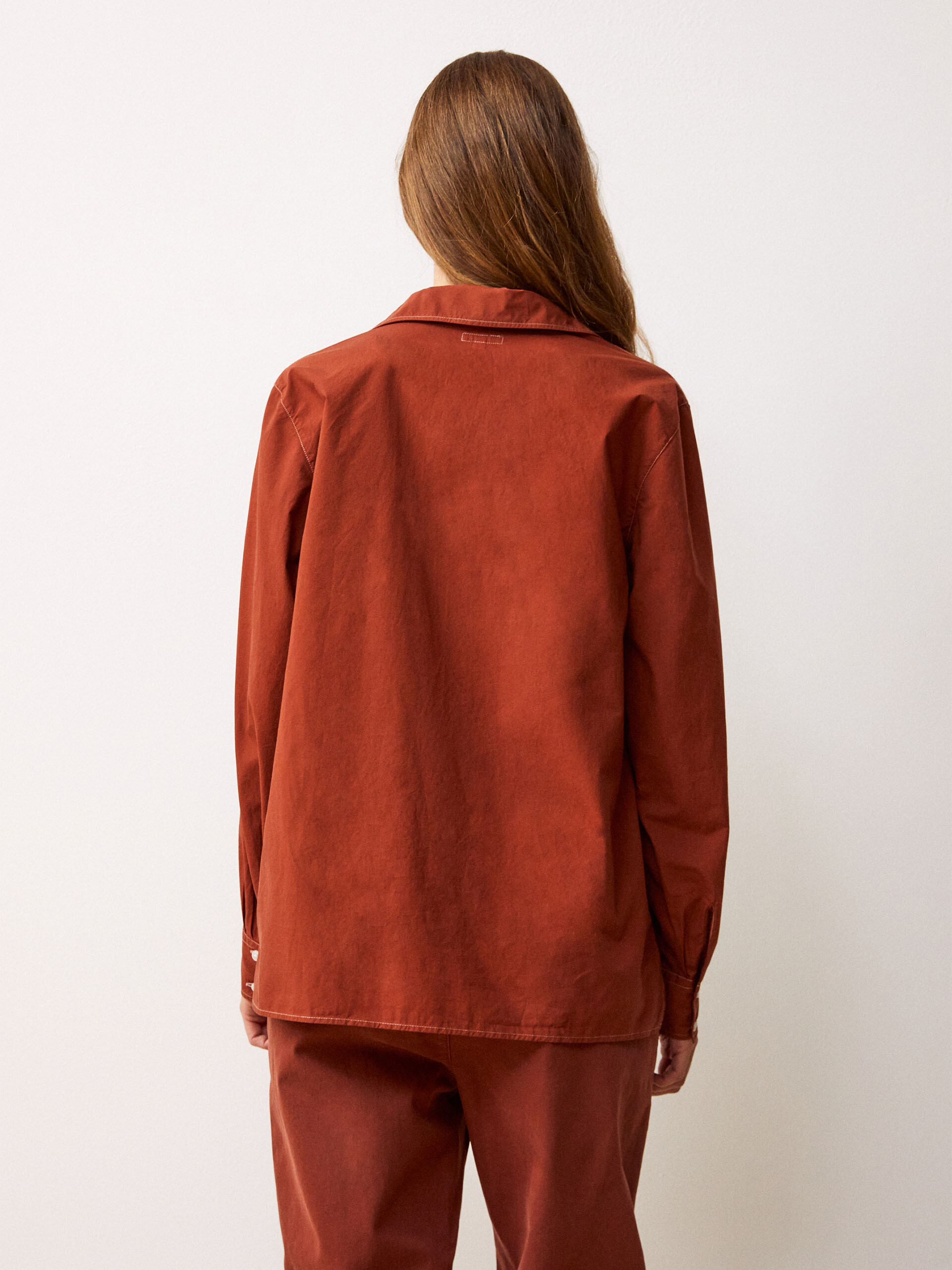 BLOUSE IDEM  Brique , Pr&ecirc;t-&agrave;-porter Bensimon