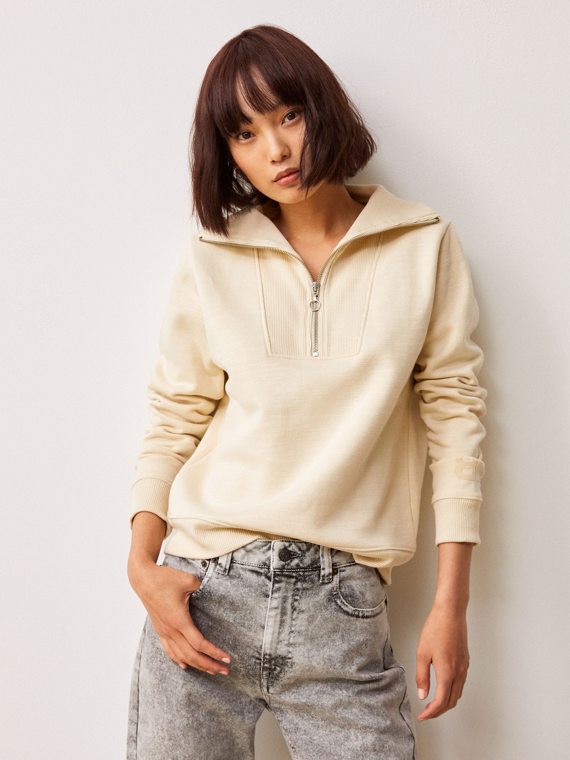 SWEAT GREG  Creme , Pr&ecirc;t-&agrave;-porter Bensimon