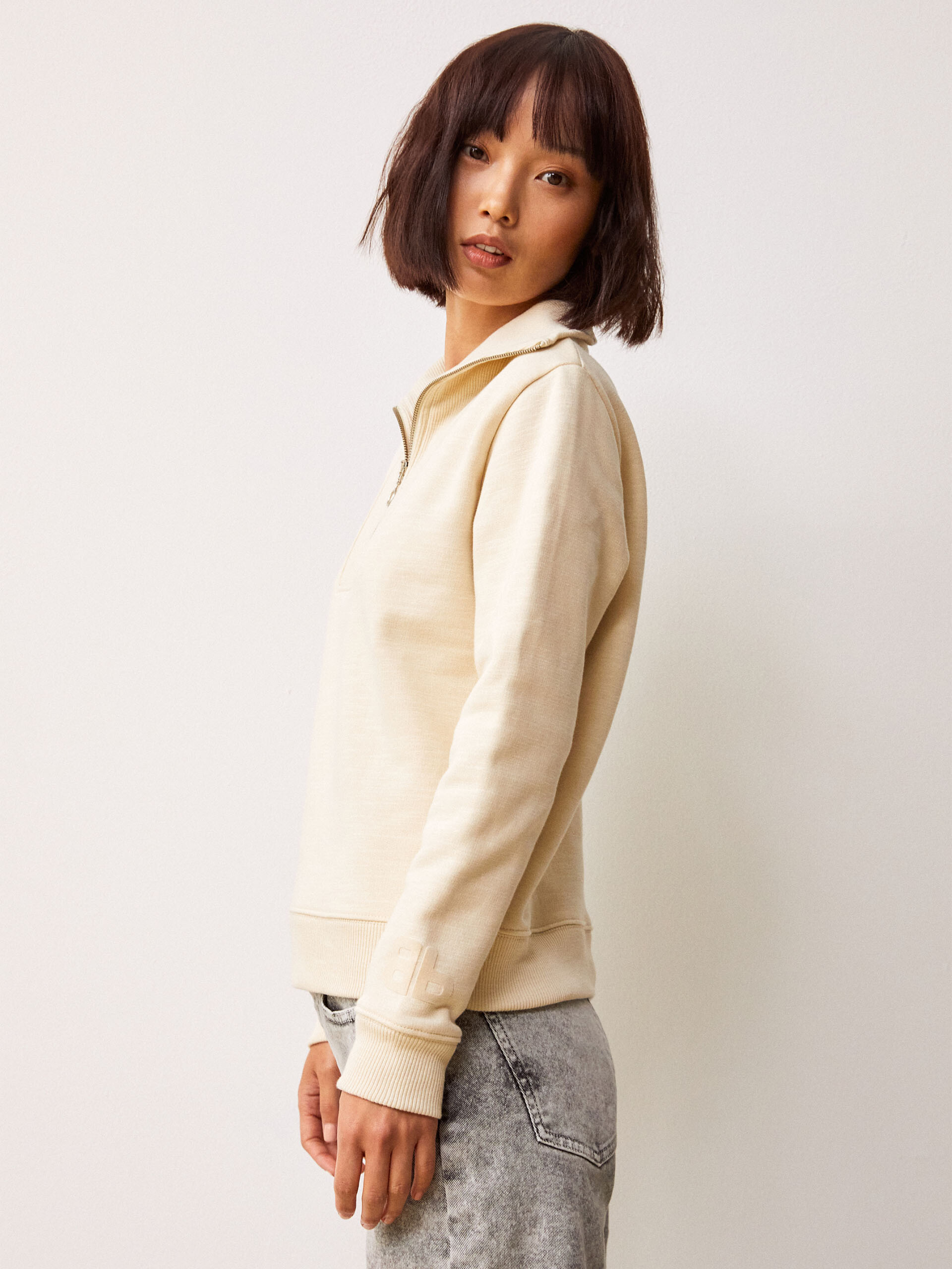 SWEAT GREG  Creme , Pr&ecirc;t-&agrave;-porter Bensimon