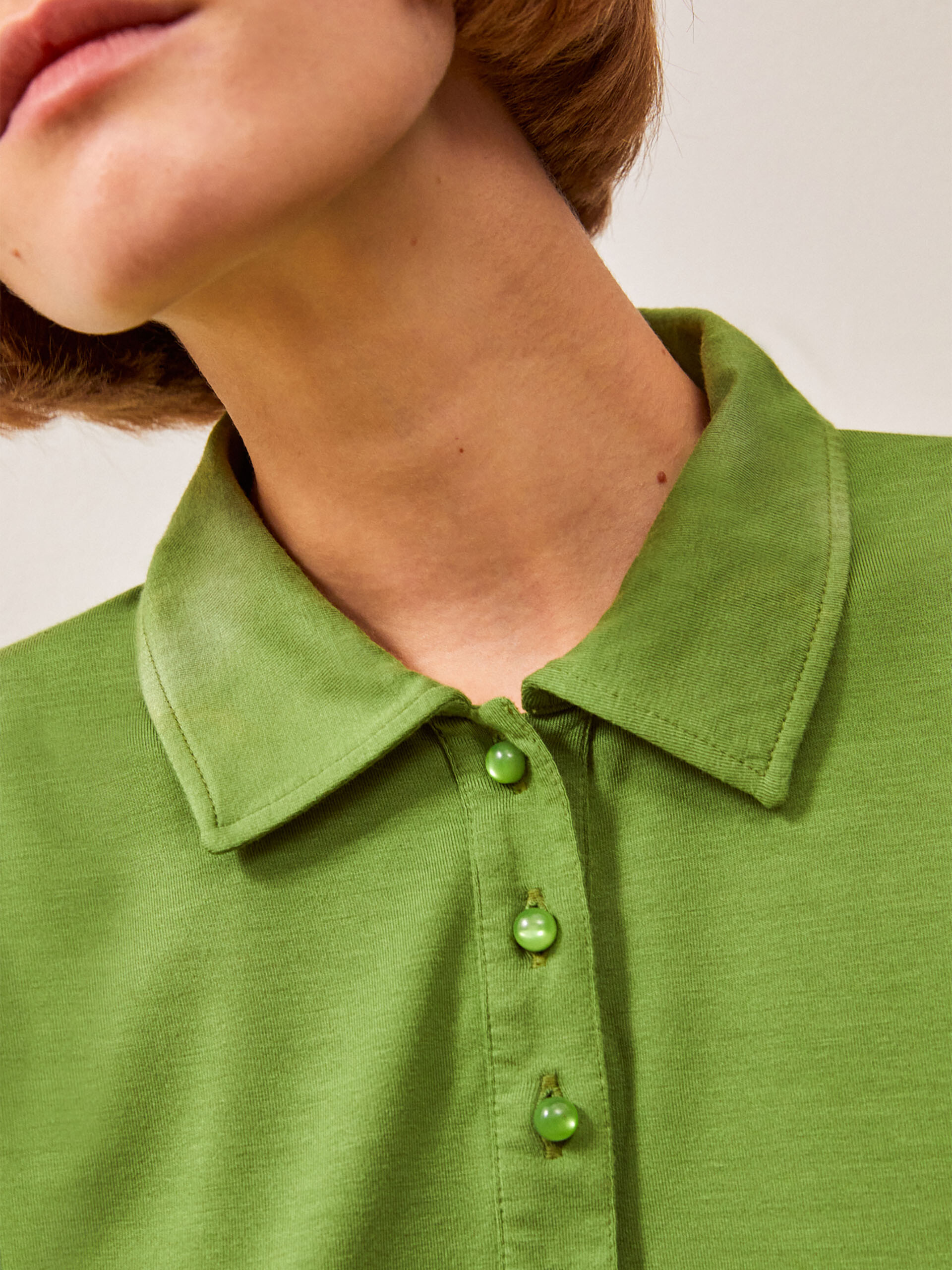 TEE SHIRT ILIAS  Vert prairie , Pr&ecirc;t-&agrave;-porter Bensimon