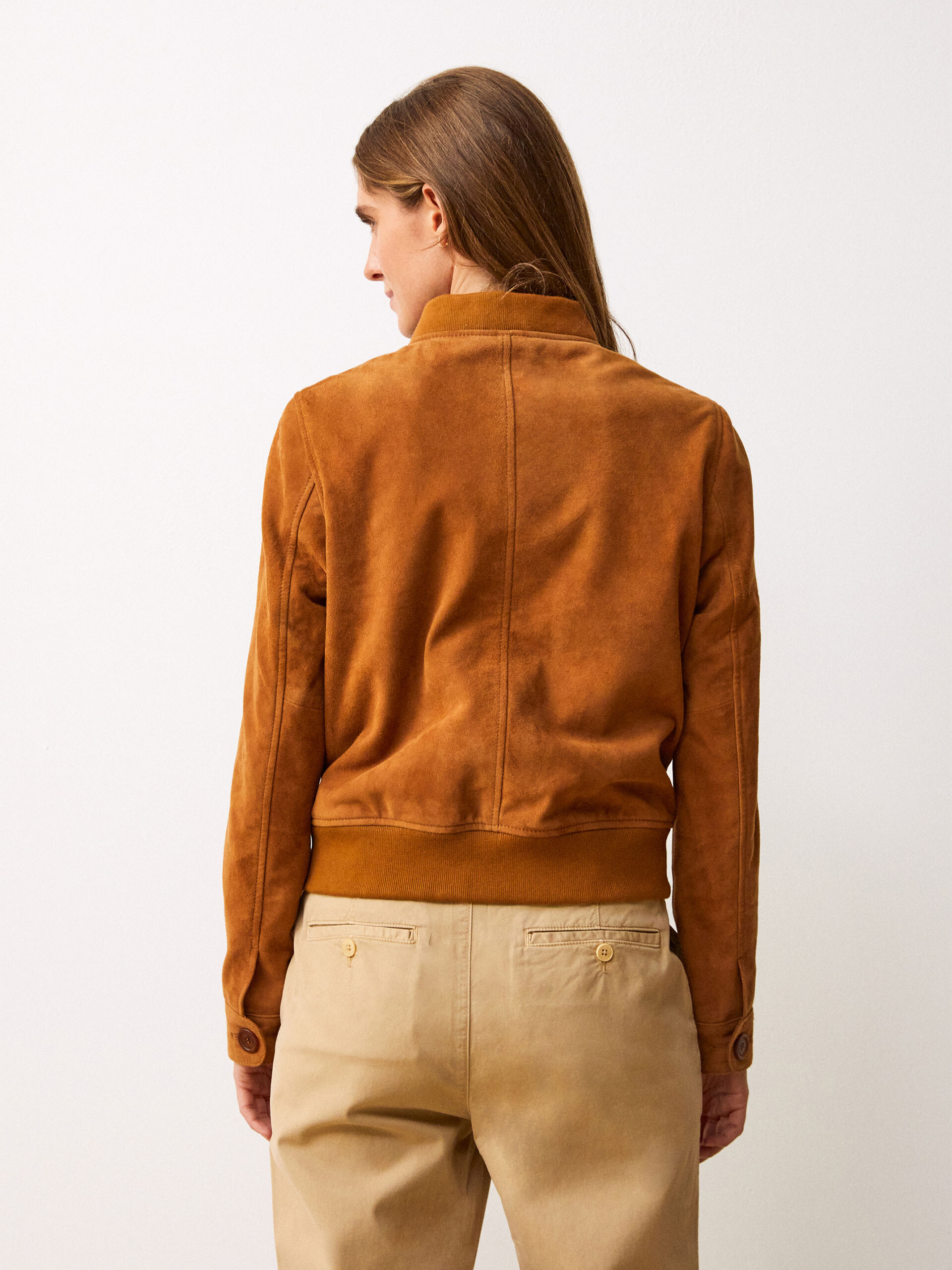 BLOUSON GASPARD  Tabac , Pr&ecirc;t-&agrave;-porter Bensimon