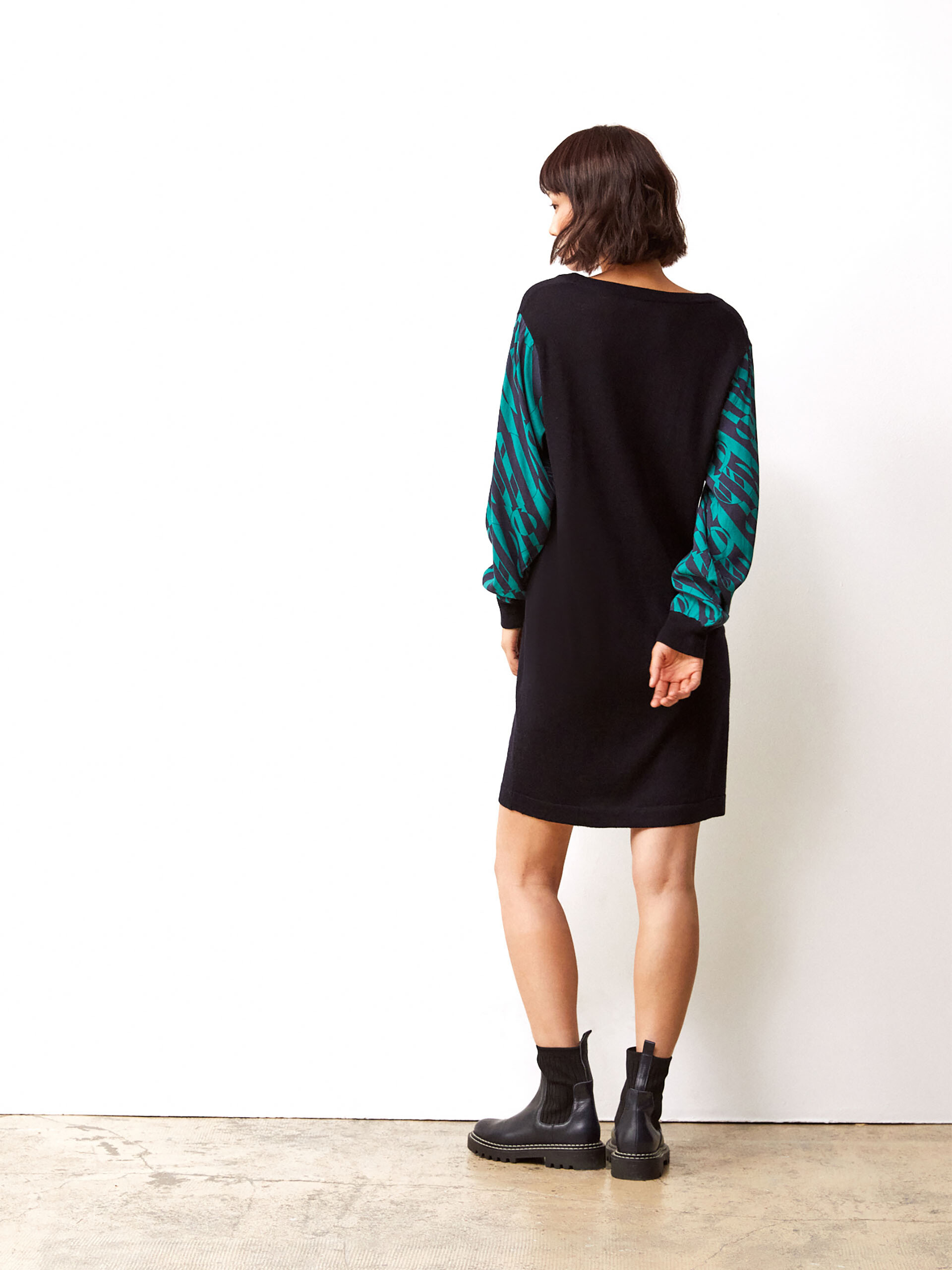 ROBE INIDA  Bleu nuit , Pr&ecirc;t-&agrave;-porter Bensimon
