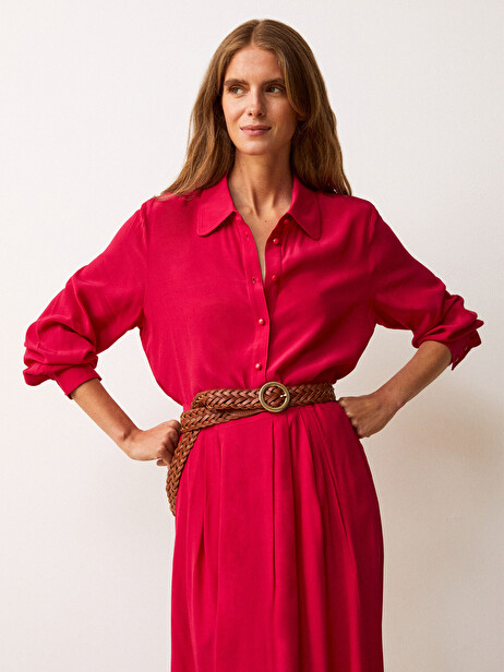 CHEMISE GUILENE  Fushia , Prêt-à-porter Bensimon