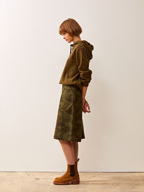 JUPE HELA  Camo/kaki , Pr&ecirc;t-&agrave;-porter Bensimon